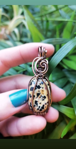 Image of Dalmatian jasper necklace 