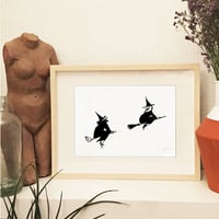 Image 2 of "Bruja y brujo" print