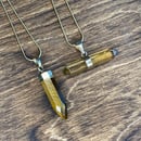 Image 1 of Crystal Necklace 16" Silver