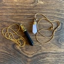 Image 3 of Crystal Necklace 18" Gold