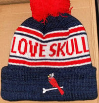 Love Skull Cardinals Skull Cap 