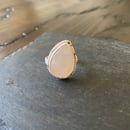 Image 2 of White Jade Sterling Silver Ring