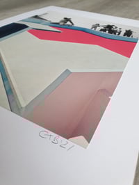 Image 2 of 'Pink And Green'  Framed