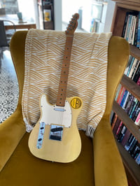 Image 3 of Custom left handed Telecaster Guitar, Blonde