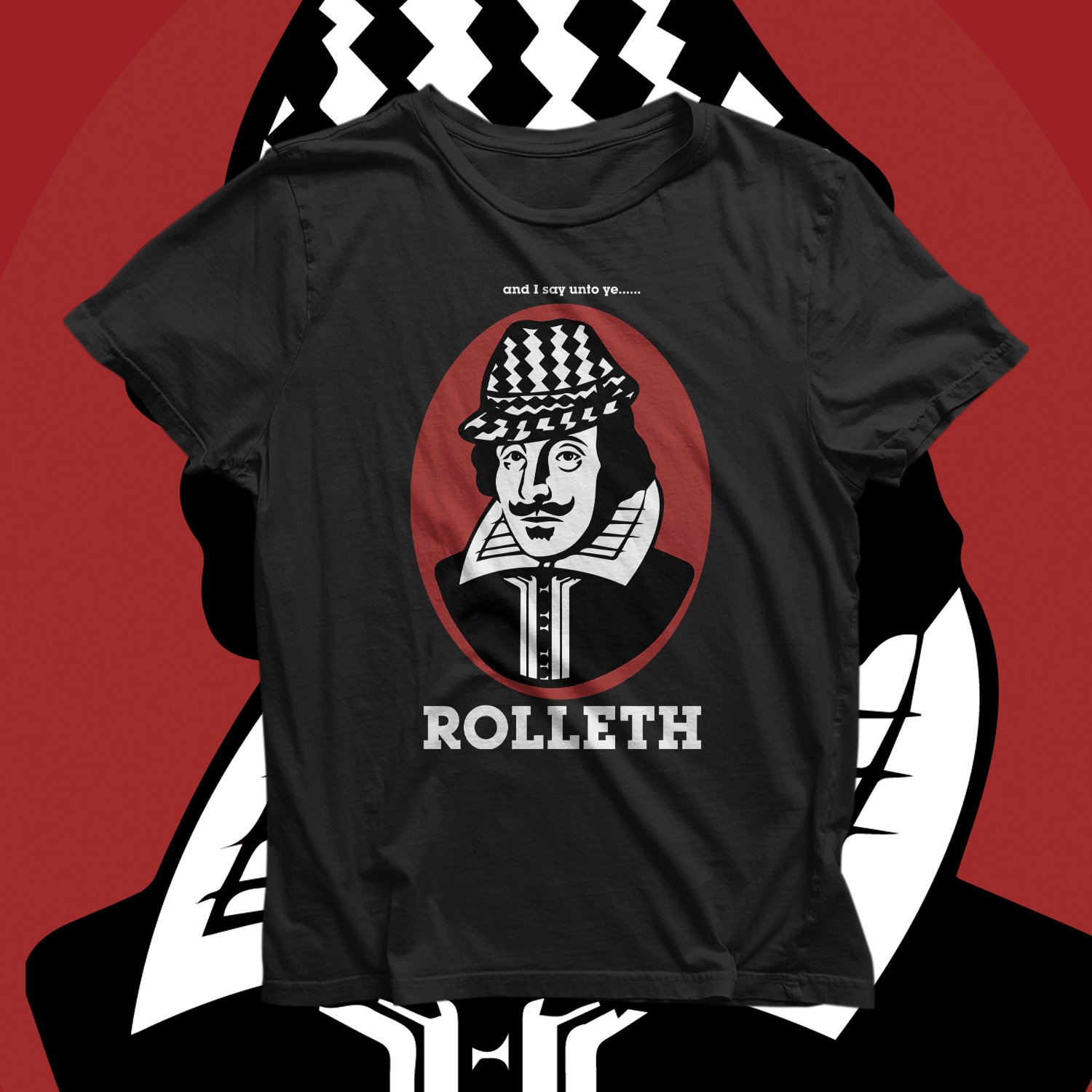 Image of Rolleth Tee Shirt (Black)