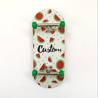 Image 1 of Fingerboard CUSTOM 36mm Pops Watermelon