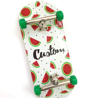 Image 5 of Fingerboard CUSTOM 36mm Pops Watermelon