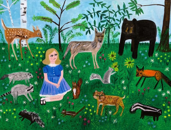 Image of Bless the beasts and the children. Limited edition print.