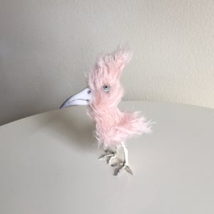 Image of Petie the Skeptical Pink Bird