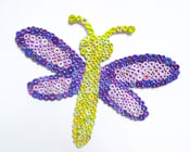 Image of Dragonfly Wall Art - Nursery Room Dragonfly Made from Upcycling Magazines