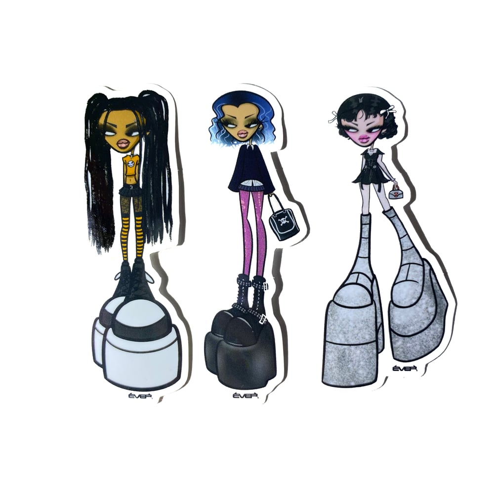 Catalog Girlz Stickers