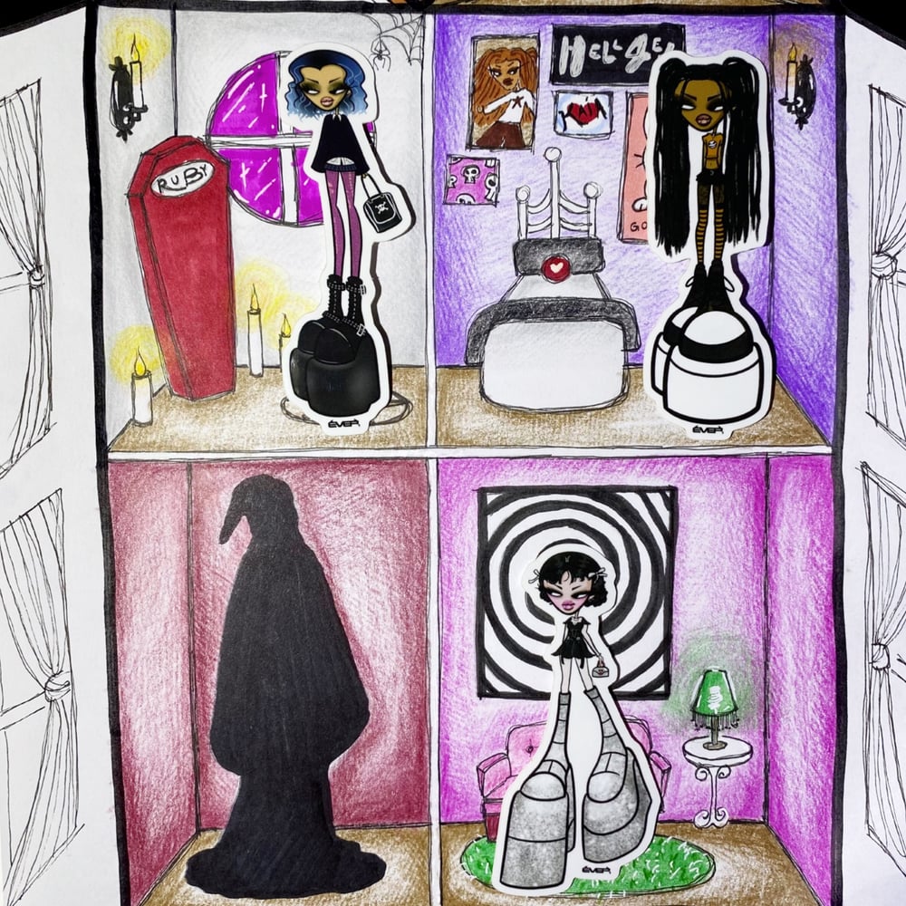 Catalog Girlz Stickers