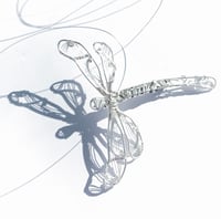 Image 1 of Silver Dragonfly Brooch