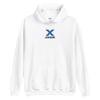 JXCK White Embroidered Hoodie