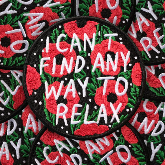 Image of Can't Relax patch
