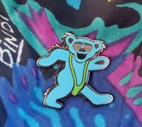 Image 1 of Johnny Salami Bear Pins & Stickers
