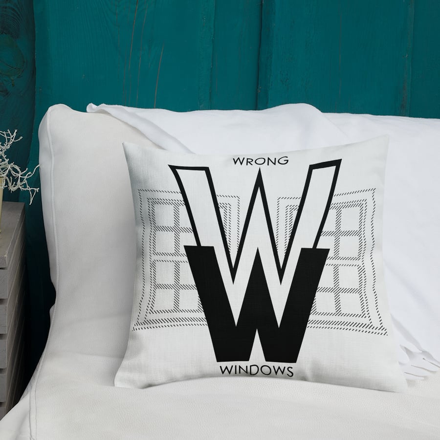 Image of WW Premium Pillow (Logo Variation #2.5)