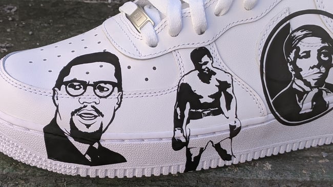 black history month air force 1s