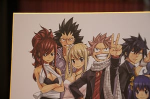 Image of Fairy Tail 10th Anniversary Guild Dance Ball Shikishi Board