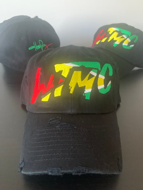 Image of Guyana Flag “WTMC” Logo Dad Hat