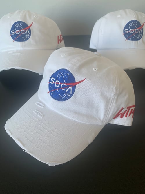Image of Soca NASA White Dad Hat