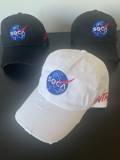 Image of Soca NASA White Dad Hat