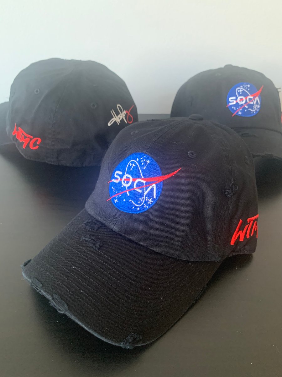 Image of Soca NASA Black Dad Hat