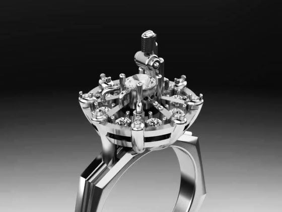 Image of FF7 Engagement Ring