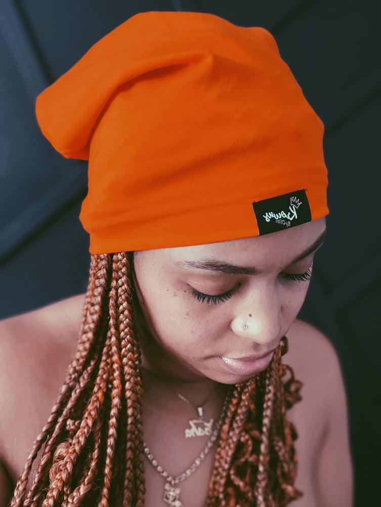 Image of Stretched Satin-lined Beanie