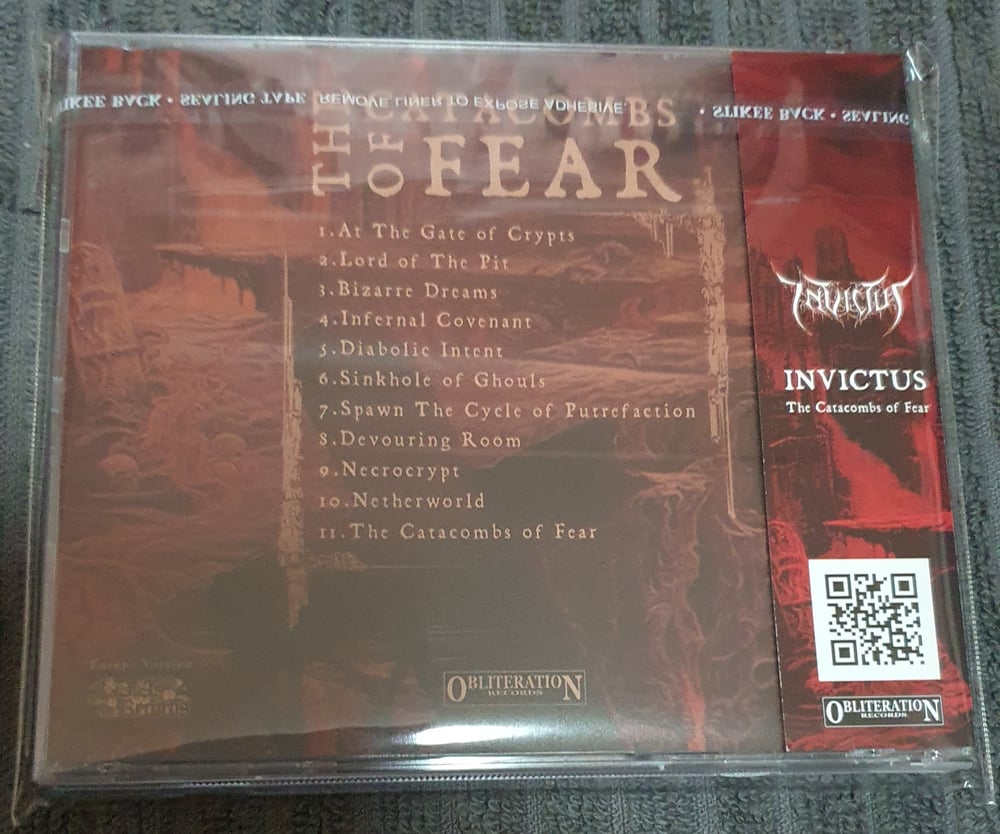 INVICTUS - THE CATACOMB OF FEAR CD