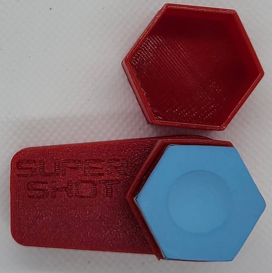 NATIONAL TOURNAMENT CHALK　青 126個　グロス箱入り Championship-Blue-National-