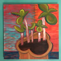 Image 2 of They Sprouted! | original canvas 