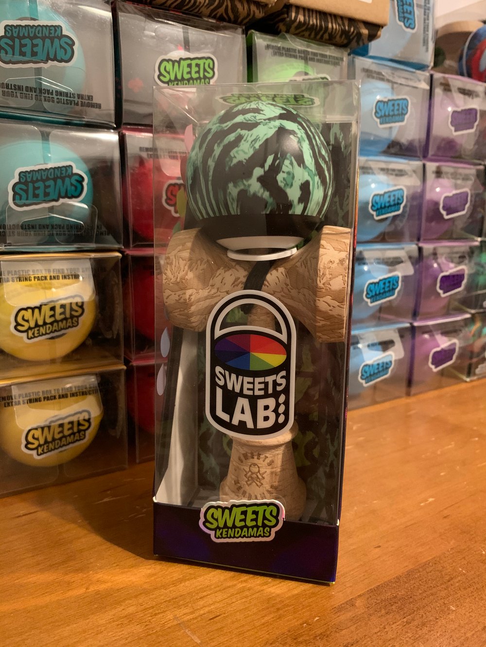 Image of Sweets Kendamas - Sweets Lab, V26 Community Design Kendama - Northern Lights