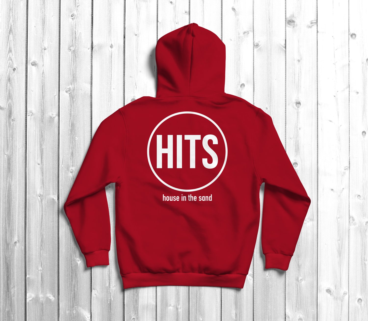 Image of Classic Collection: HITS logo hoodie in red