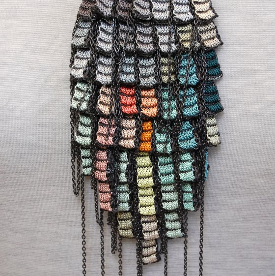 Image of Pixels Chain Necklace