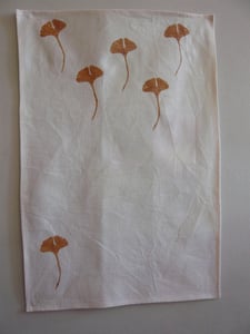 Image of torchon - tea towel ginkgo