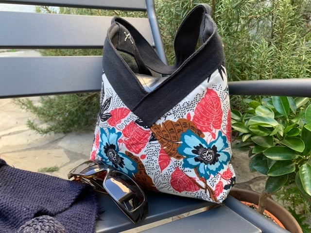 Image of Sac Y & A fleur bleue