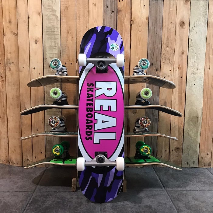 Image of Real Camo Oval Complete Skateboard