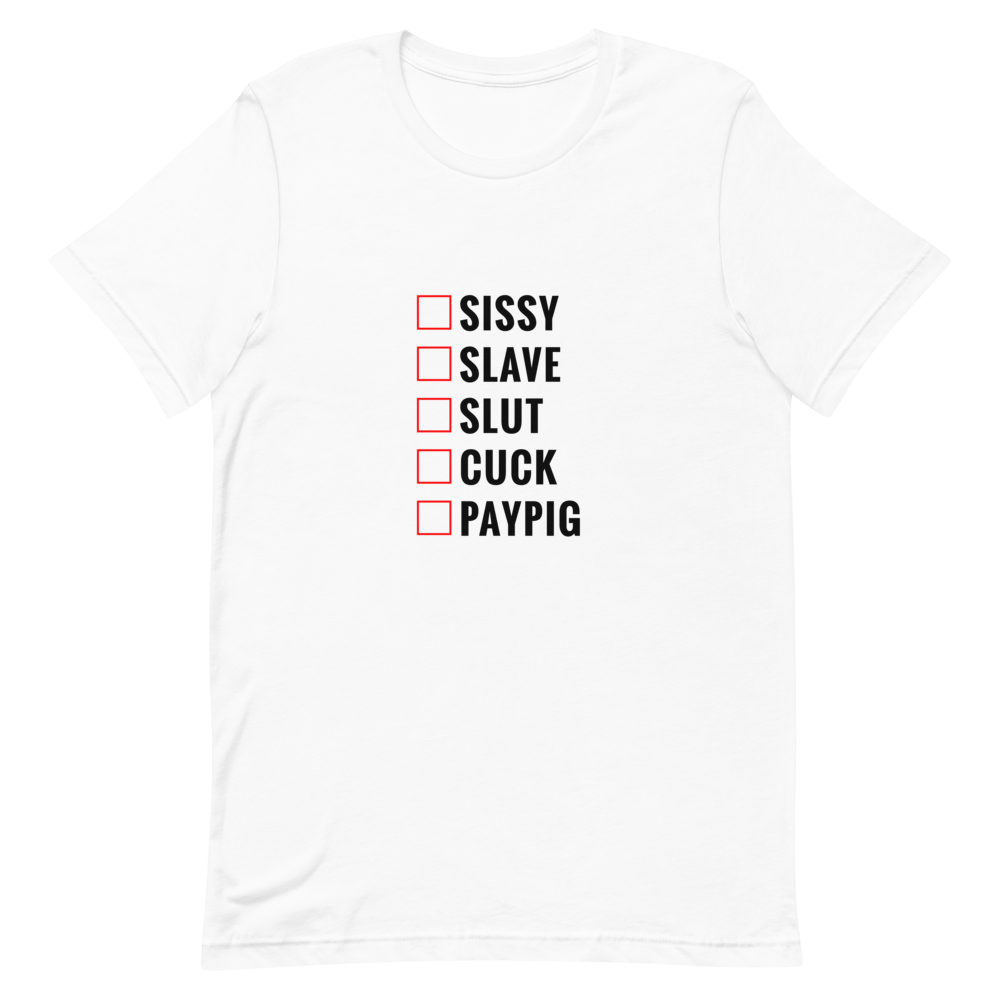 Checklist Unisex T-Shirt - Various Colors