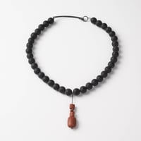 Image 4 of NECKLACE silver - onyx & jasper   #034-79