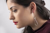 Image 2 of EARRINGS silver   #034-80