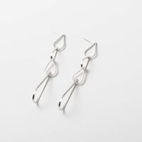 Image 1 of EARRINGS silver,  Island 1,   #034 - 83