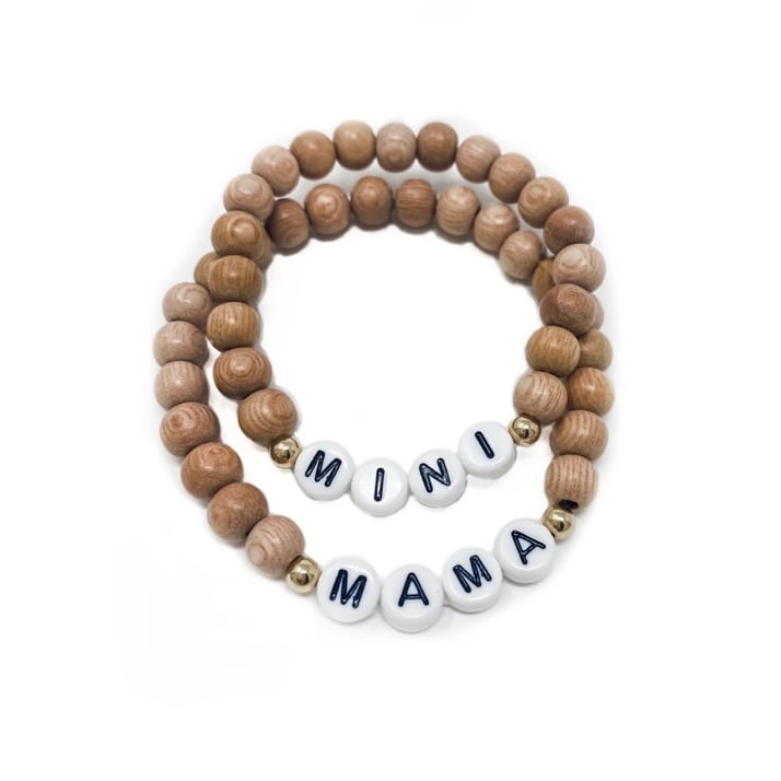 Image of Mama & Mini | Rosewood Beaded Bracelets