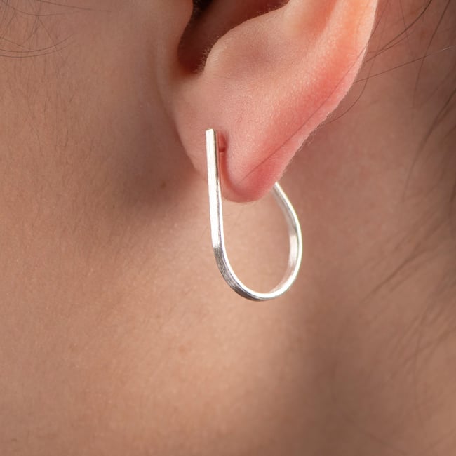 EARRINGS silver,   Island 1, #034 -  89