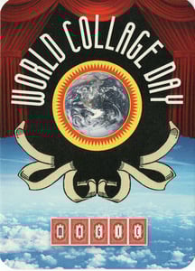 Image of World Collage Day 2020 Postcard Set