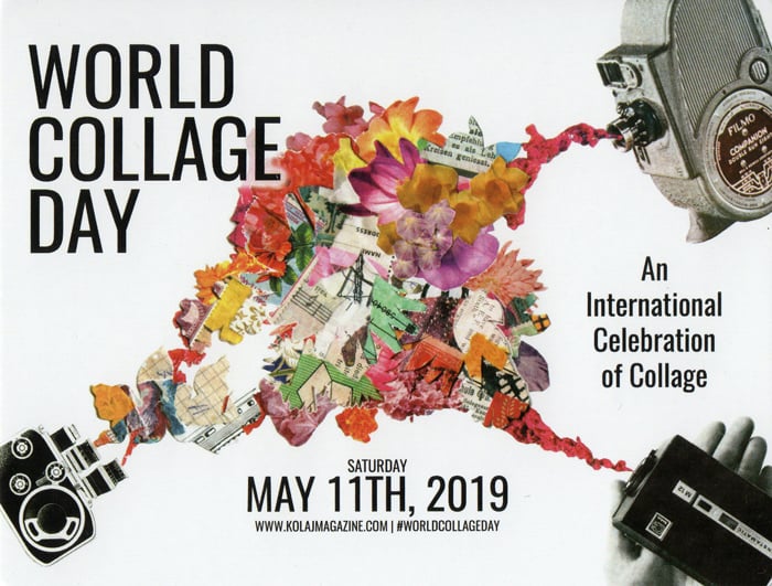 Image of World Collage Day 2019 Postcard Set