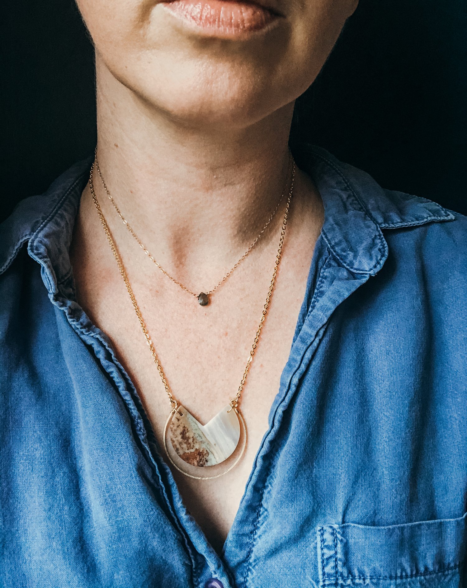 Image of One of a Kind Jasper Necklace (#J2)