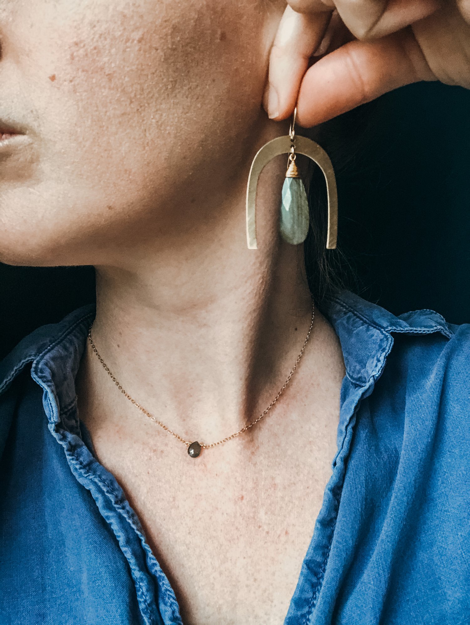 Image of The Rambler Dangles in Labradorite