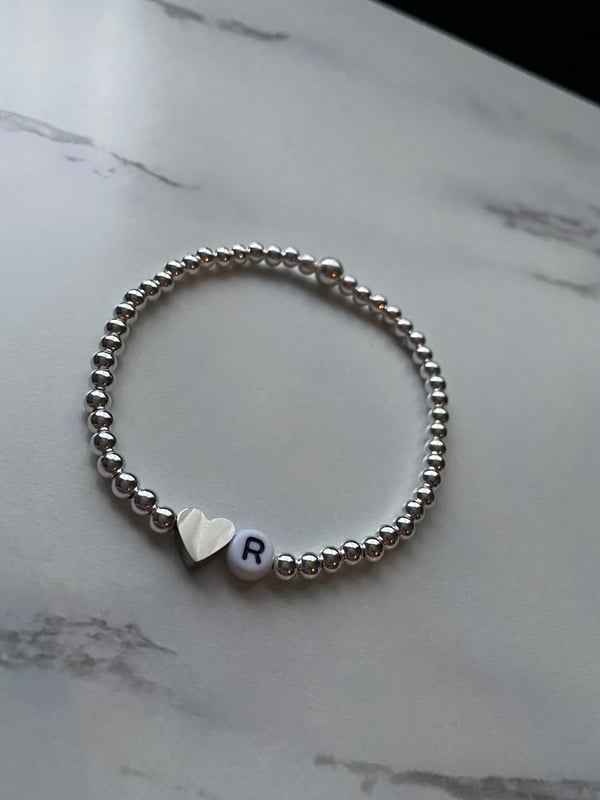 Image of Sterling Silver Heart Bracelet