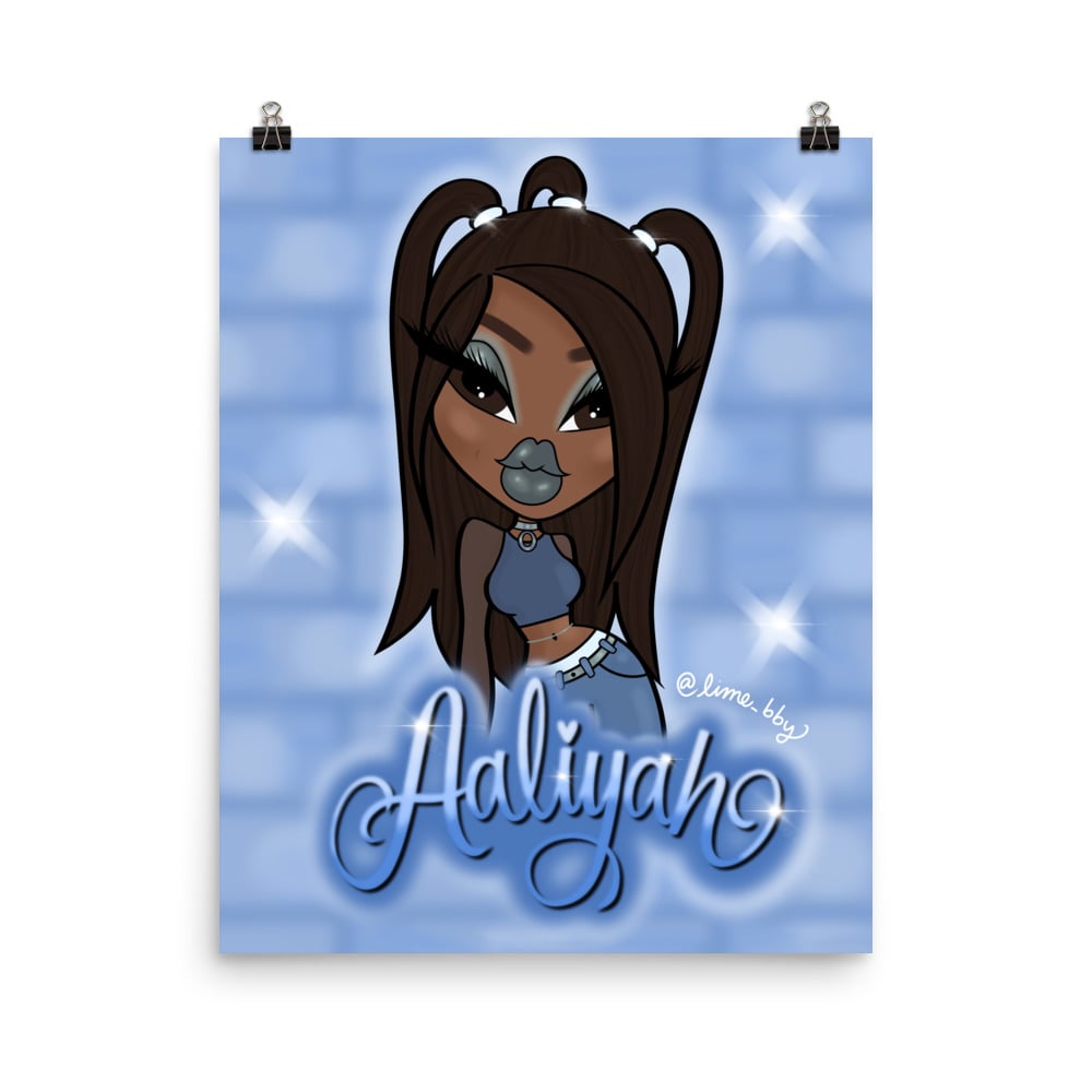 Image of Aaliyah Bratz Art Print